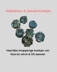 Pawesome Kabeljauw & zeewier koekjes
